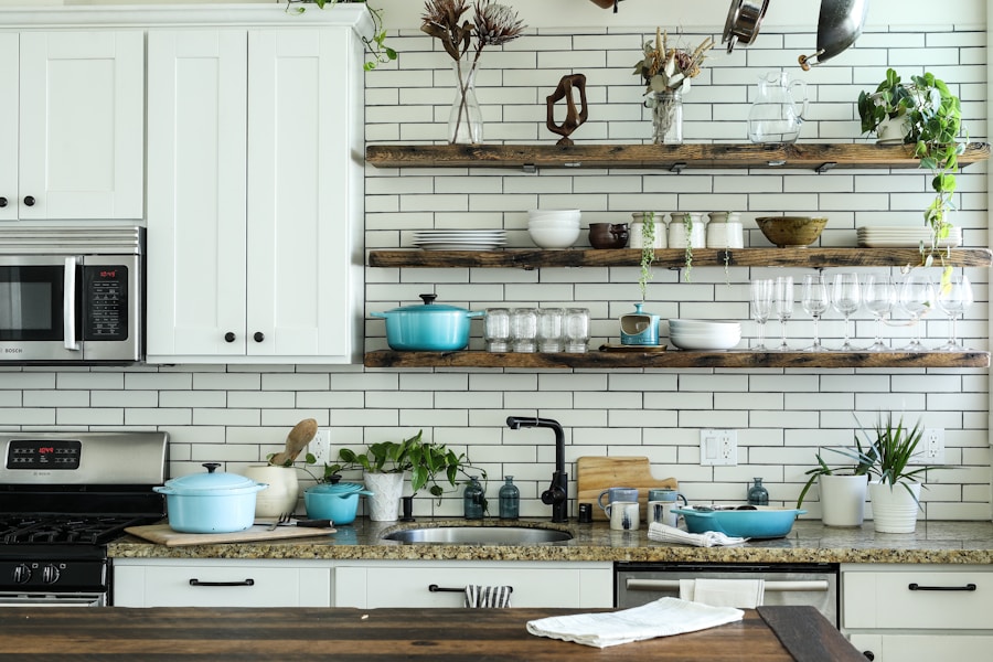 Photo "Inspiration for a colorful yet calm kitchen"